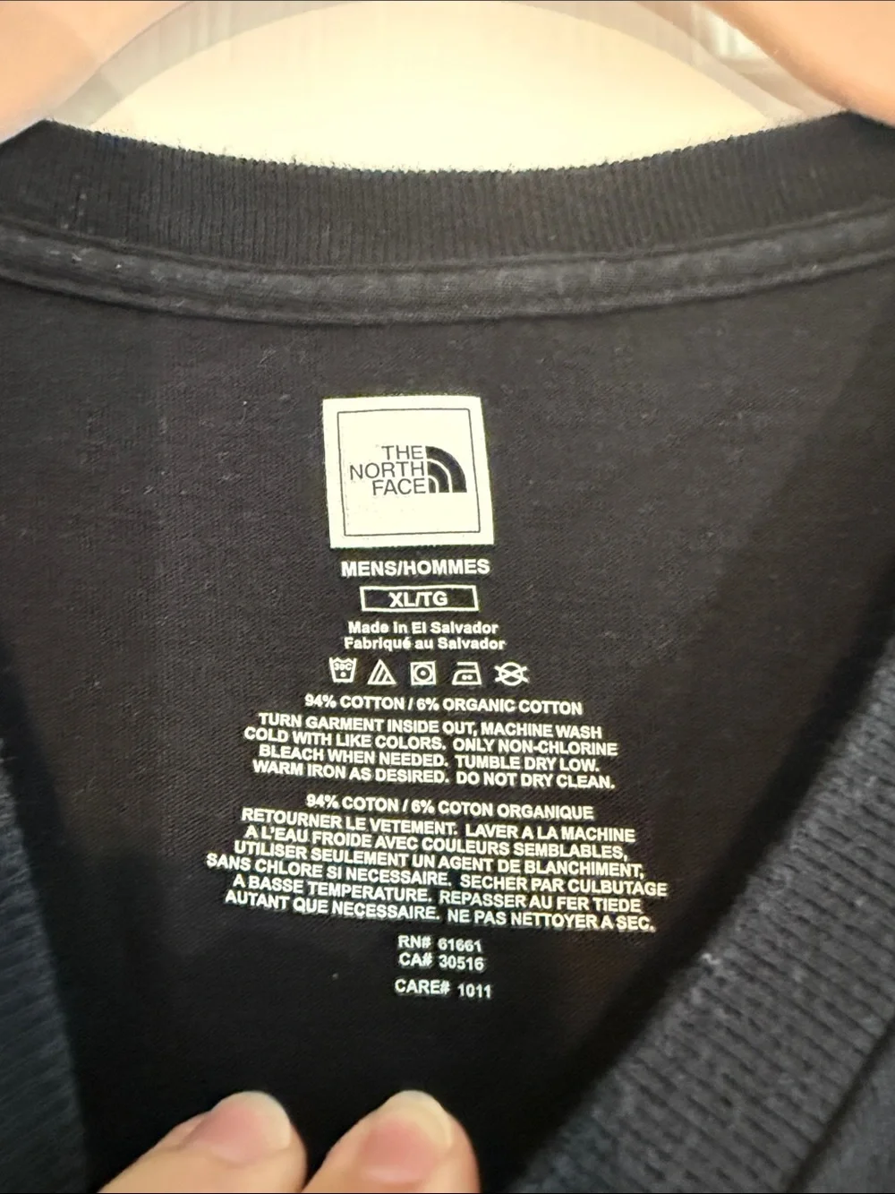 The North Face Black Crewneck Logo Tee